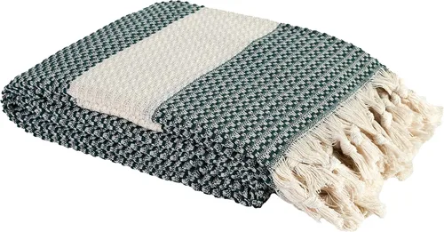 Vista 8 de Manta vintage bohemia rústica 100% algodón súper suave de 88 x 90 pulgadas (88.6 in x 90.6 in) tamaño Queen, manta de muselina turca para adultos