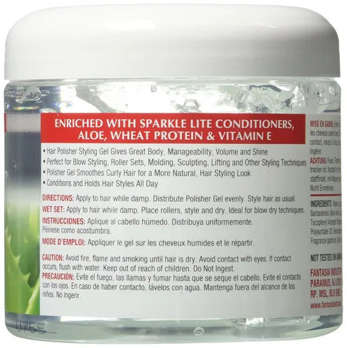 Vista 2 de Fantasia Gel de 16 onzas de aloe (transparente) (16.0 fl oz) (paquete de 2)