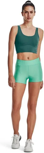 Vista 3 de Under Armour - Pantalones cortos HeatGear, tiro medio, para mujer