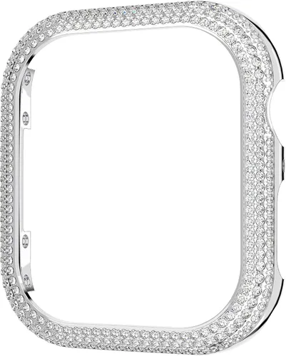Vista 9 de Funda para Smartwatch Swarovski Sparkling compatible con Apple Watch Series 4 y 5, 40mm, tono plateado