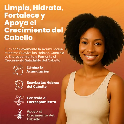 Vista 4 de Paquete de Champú y Acondicionador de Aceite de Batana (Set de Ducha Okaaga) con Jugo de Hoja de Aloe Vera, Serenoa, Cafeína, Biotina, Jojoba
