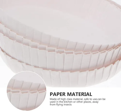 Vista 2 de 100 unids desechables de papel cubierta de bebida de papel tapa reciclada tapa de bebida caliente tapa taza de café cubierta