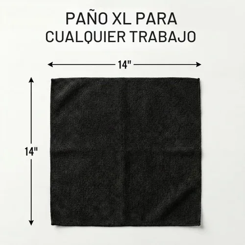 Vista 5 de Bickmore Paquete de 2 paños de aplicación sin pelusa para el cuidado