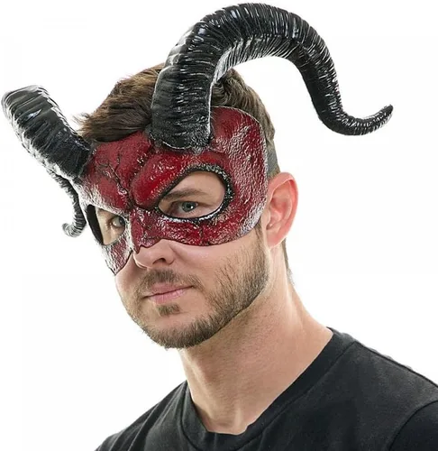 Vista 5 de STORM BUY Ram Goat Series Face Masquerade Animal Devil Mask Costume Halloween Horror Demon