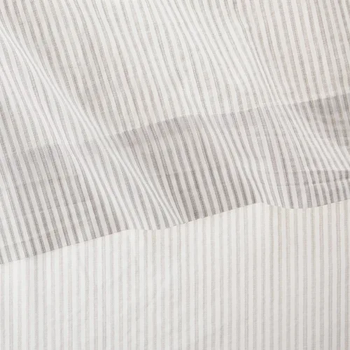 Vista 5 de Tommy Bahama - Juego de sábanas Queen, algodón percal, fresco y elegante, juego de ropa de cama con estilo (gris playa y paloma, Queen)