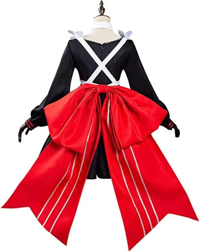 Vista 3 de MayMaxPlay Genshin Impact Noelle - Disfraz de sirvienta para mujer uniforme Venti cosplay Keqing Halloween