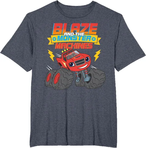 Vista 48 de Blaze & The Monster Machines Cute Blaze - Camiseta Negro