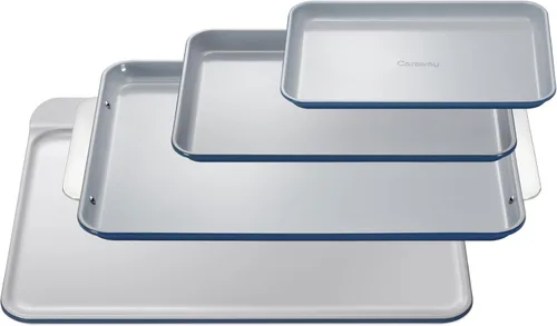 Vista 16 de Caraway Bandeja de cerámica antiadherente para hornear, revestimiento de cerámica naturalmente resbaladizo, no tóxico, libre de PTFE ni PFOA
