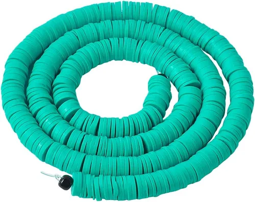 Vista 8 de Cheriswelry Kit de fabricación de pulseras de bricolaje con 7280 piezas de 30 colores de 0.236 in de disco plano redondo de arcilla polimérica