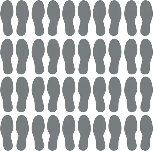 Vista 27 de LiteMark Calcomanías de vinilo para piso, calcomanías de línea para suelo de aula, oficinas, bailes, eventos, marcadores de puntos duraderos con Azul