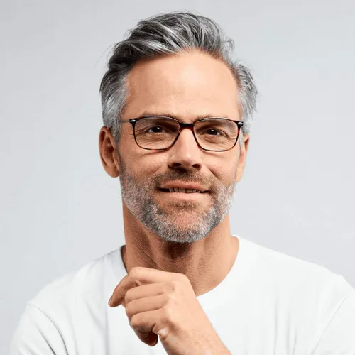 Vista 4 de NOOZ Óptica - Gafas de bloqueo de luz azul sin corrección para hombres y mujeres - Forma rectangular - Colección Bao