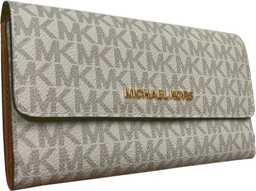 Vista 3 de Michael Kors - Cartera de viaje para mujer, tamaño grande, con tres pliegues.