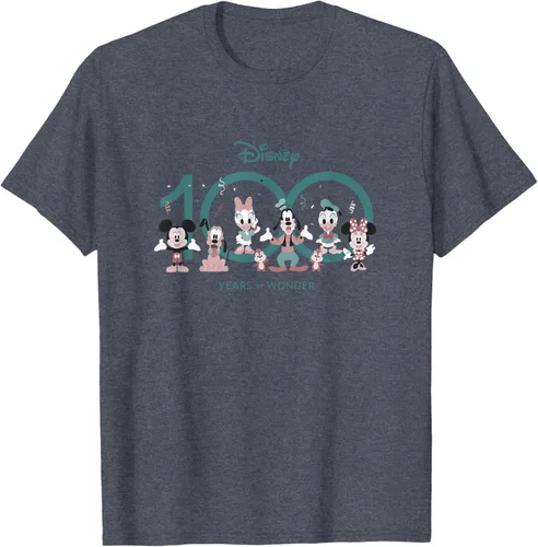 Vista 32 de Disney 100 Years of Wonder Mickey & Pals Muted Cute D100 Camiseta, Negro