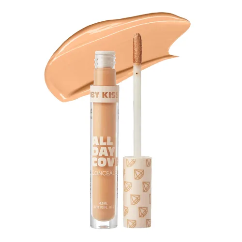 Vista 6 de Ruby Kisses Corrector para todo el día, ligero, cobertura completa, corrector multiusos, 0.13 onzas líquidas (porcelana justa)