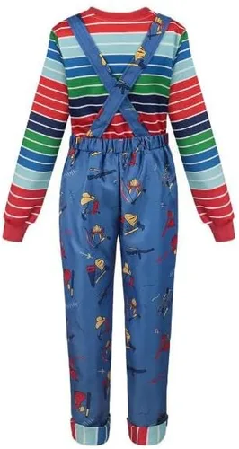 Vista 3 de Lagusida Disfraz de Chucky adulto para hombre