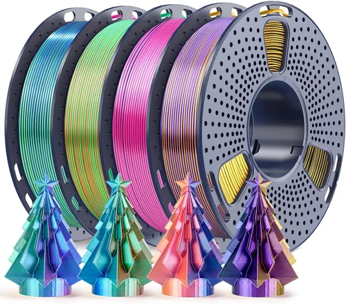 Vista 17 de SUNLU PLA+ 2.0 Filamento 0.07 in, paquete de carrete de 2.2 lbs, filamento de impresora 3D Pla Bundle-1kgx4-2230179