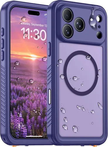 Vista 166 de Temdan - Funda impermeable diseñada para iPhone 12, protector de pantalla y cámara integrado IP68 bajo el agua, cuerpo completo, a prueba de caídas