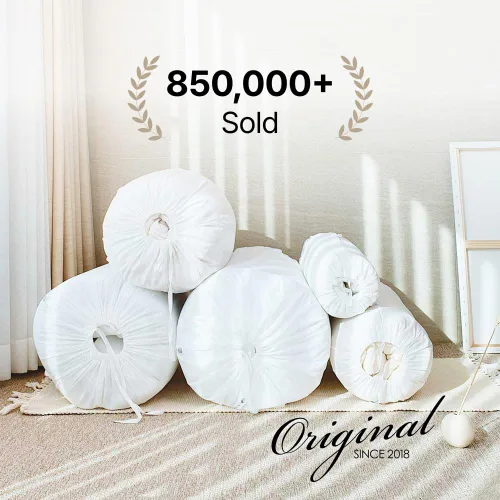 Vista 5 de Roll&Stack - Organizador de bolsas de almacenamiento, S (20 L) x 2, rosa, perfecto para edredones, mantas, ropa de cama, ropa voluminosa y chaquetas