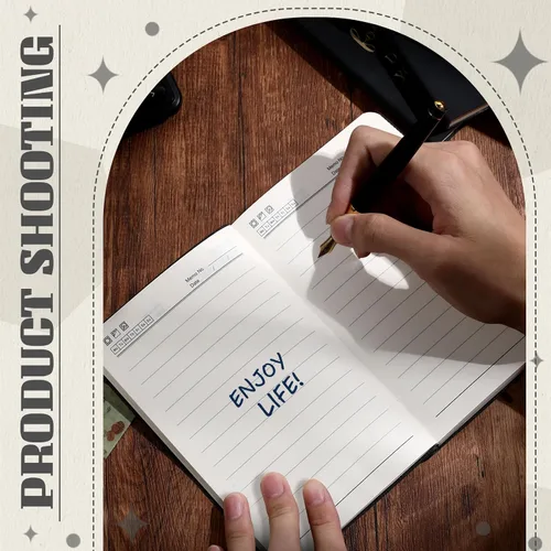 Vista 6 de Fuutreo 20 cuadernos de cuero con texto en inglés "Thank you" (A5) a granel, regalo inspirador para mujeres, hombres, empleados, compañeros