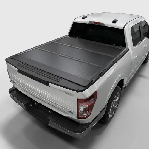 Vista 11 de Toptiny - Cubierta de cama de camioneta plegable de perfil bajo, se adapta a Ford F-150 2004-2014 de 5'5" de largo (66")