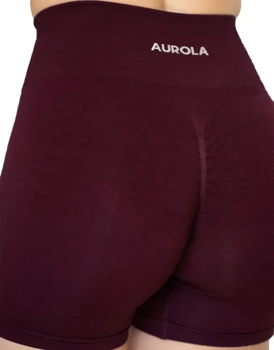 Vista 7 de Aurola Intensify - Pantalones cortos de entrenamiento para mujer, sin costuras, para gimnasio, yoga, correr, deporte, ejercicio activo, fitness