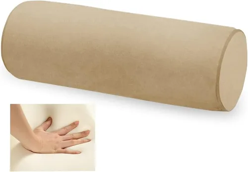 Vista 22 de Almohada de espuma viscoelástica 16x6 para el cuello para dormir, alivio del dolor de cuello, para dormir de lado, espalda o estómago, para coche