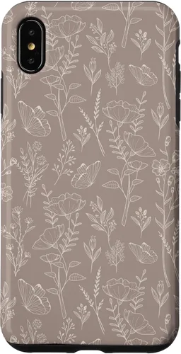Vista 11 de Butterfly Meadow - Carcasa para iPhone 16, diseño botánico de flores silvestres