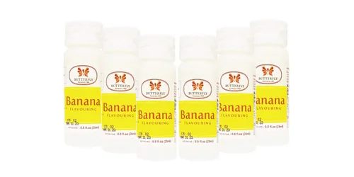 Vista 10 de Pasta de extracto aromatizante de mariposa, 0.8 fl oz (banana, paquete de 1)