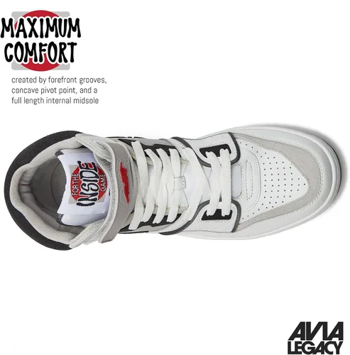 Vista 4 de Avia 880 - Tenis de baloncesto para hombre, estilo retro, para interiores o exteriores, calle o cancha, tallas 7 a 15