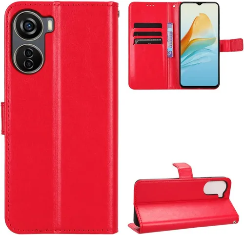 Vista 7 de Funda para Honor X50i, funda de cuero con tapa para Honor X50i 5G CRT-AN00 Case Gold Oro