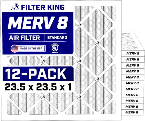 Vista 19 de Filter King Filtro de aire de 5.88 x 12.13 x 1 (MERV 8) (paquete de 12) filtros de horno de CA para control de polvo y alergias, fabricados en EE.