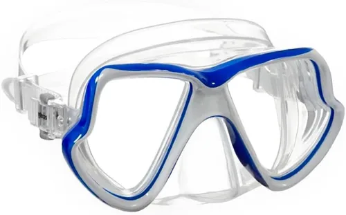 Vista 2 de Mares Wahoo - Juego de equipo de esnórquel seco para adultos, máscara de doble lente, esnórquel antifugas con tubo flexible y boquilla ergonómica