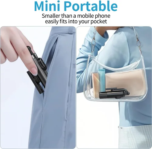 Vista 2 de Mini trípode para selfie, trípode flexible de bolsillo, agarre para teléfono Android para teléfono, portátil, tamaño pequeño, para viajes, teléfono