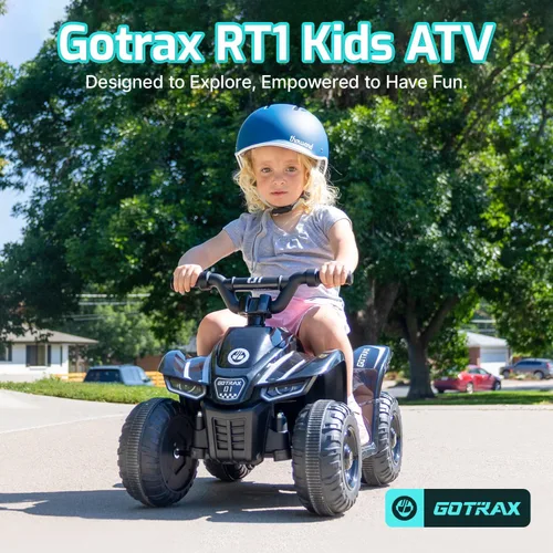 Vista 2 de Gotrax Juguete de paseo para niños pequeños 1.5-4, batería de 12 V para 80 Negro