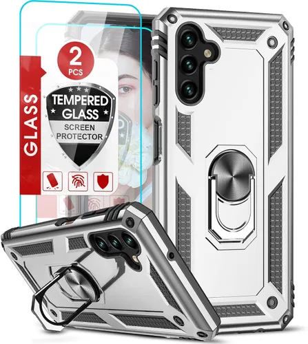 Vista 135 de LeYi Funda para Moto G Stylus 2022 4G (no compatible con 5G), funda para Moto G Stylus con 2 protectores de pantalla, funda protectora de grado Oro