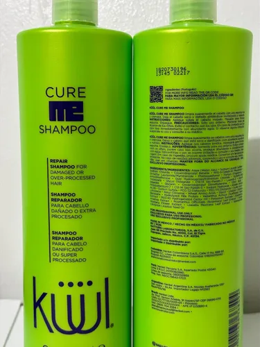 Vista 3 de Kuul Cure Me Champú 33.8 oz - CHAMPÚ KÜÜL RECONSTRUCTOR DEL CABELLO CON HIDRATACIÓN PROLONGADA - 1 litro / 1000 ML