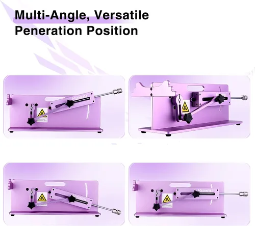 Vista 4 de Hismith Máquina sexual premium con sistema KlicLok, máquina de amor controlada por aplicación, máquina ajustable de empuje para adultos para hombres