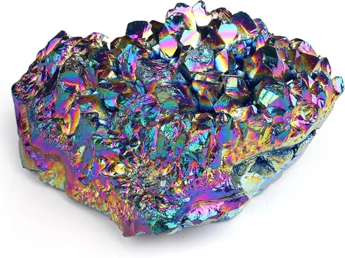 Vista 9 de ZHIYUXI Cristales y Piedras, Conjunto de Cristales, Geoda, Piedras Preciosas, Roca Natural, Protección, Cristal Crudo, Energía de Equilibrio, Reiki