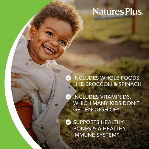 Vista 4 de NaturesPlus Animal Parade - Multivitamínico líquido para niños, sabor a bayas tropicales, 8 onzas líquidas, suplemento alimenticio integral