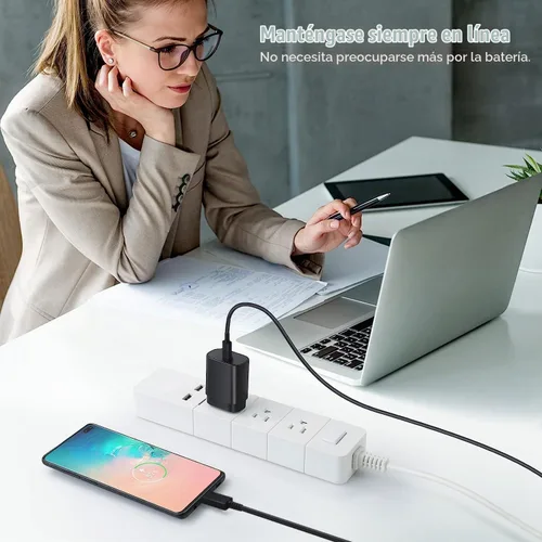 Vista 8 de Cargador USB-C de carga súper rápida de 25 W para Samsung Galaxy A17/A16/A15 5G SM-A166 SM-A165 SM-A156 SM-A155 Android Phone Tipo C Cable de carga
