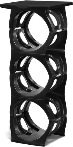 Vista 2 de Bariboo Estante apilable para almacenamiento de botellas de agua, organizador de 5 galones, soporte para jarra para organización de cocina, gabinete