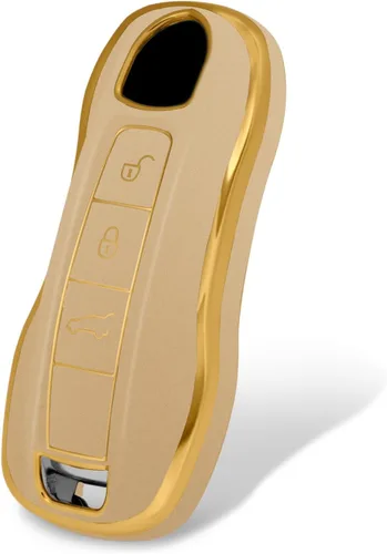 Vista 17 de Funda protectora para llavero inteligente compatible con Porsche 911 Cayenne Panamera TAYCAN de 3 botones sin llave, accesorios de control remoto