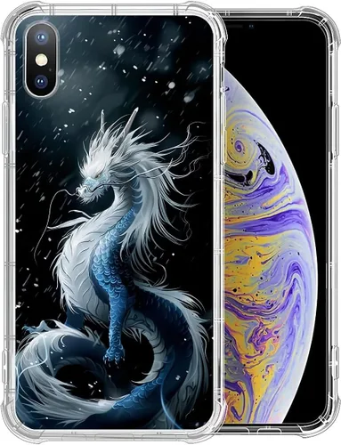 Vista 16 de CARLOCA Funda compatible con iPhone 7 Plus para niña, transparente con increíble diseño de nebulosa espacial, diseño de plástico a prueba de golpes
