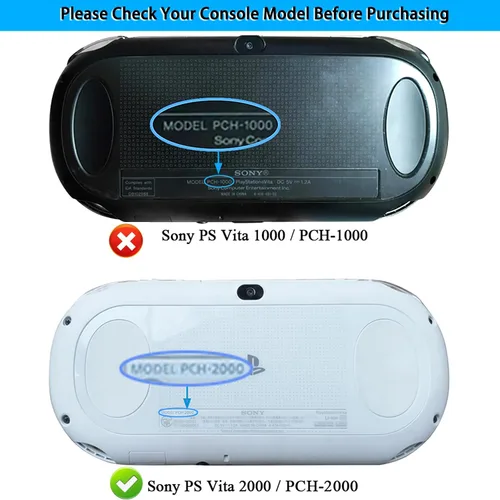 Vista 7 de OSTENT Flexible Joypad Soporte Soporte Mango De Mano Para Sony PlayStation PS Vita PSV PCH-2000 Color Rojo