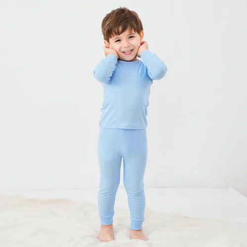 Vista 2 de pureborn Baby Pajamas Set Pjs - Kids Toddler Boy Girl Long Sleeve Snug Fit Cotton Sleepwear 2pcs 18M-7Y