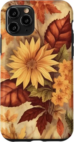 Vista 29 de Autumn Foliage Fall Leaves Girl Women Kids Fall Case for iPhone 17