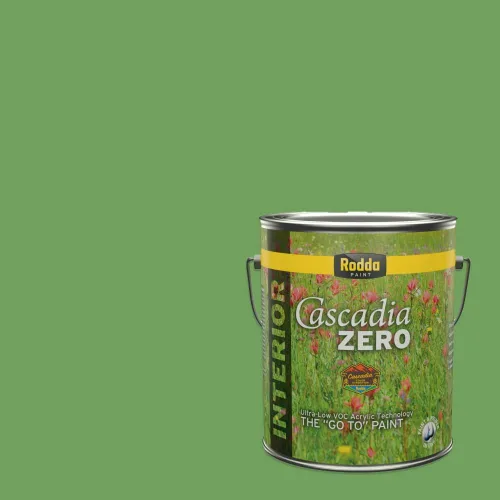 Vista 10 de Rodda Paint CASCADIA ZERO - Pintura satinada e imprimación para interiores en uno, cuarto de galón, albaricoque primavera