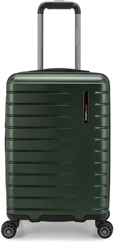 Vista 2 de Traveler's Choice Archer - Maleta de policarbonato de lado duro, Verde, Equipaje de mano, 21 pulg.