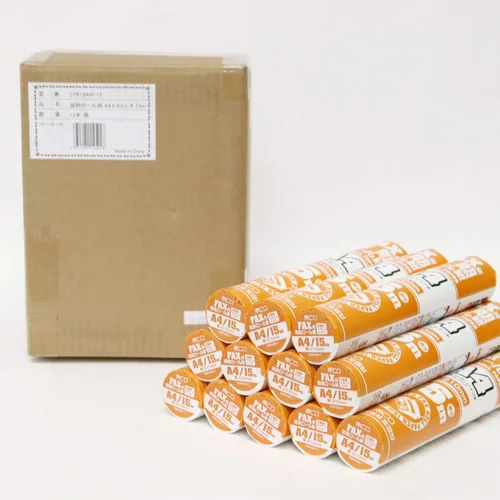 Vista 5 de Miyoshi MCO ZFR15AH-12 Rollos térmicos para papel de fax (compra a granel), tamaño A4, 49.2 pies (49.2 ft), diámetro interior del núcleo: 0.5