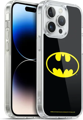 Vista 197 de Head Case Designs Funda de gel con licencia oficial de Batman DC Comics Bat Signal Logos [protección de grado militar] compatible con Apple iPhone 7